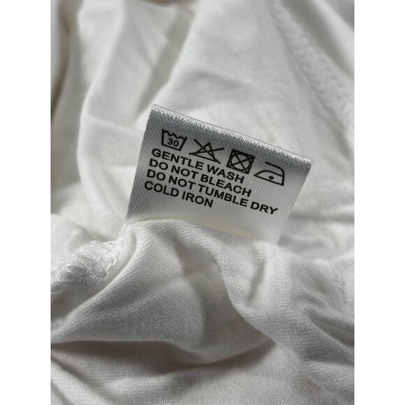 White Long-Sleeve Mock Neck Stretch Top By Trendy - Picture 6 of 10